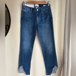 FRAME Le High Straight Denim Jean Wash: Carl Women’s Size 25
